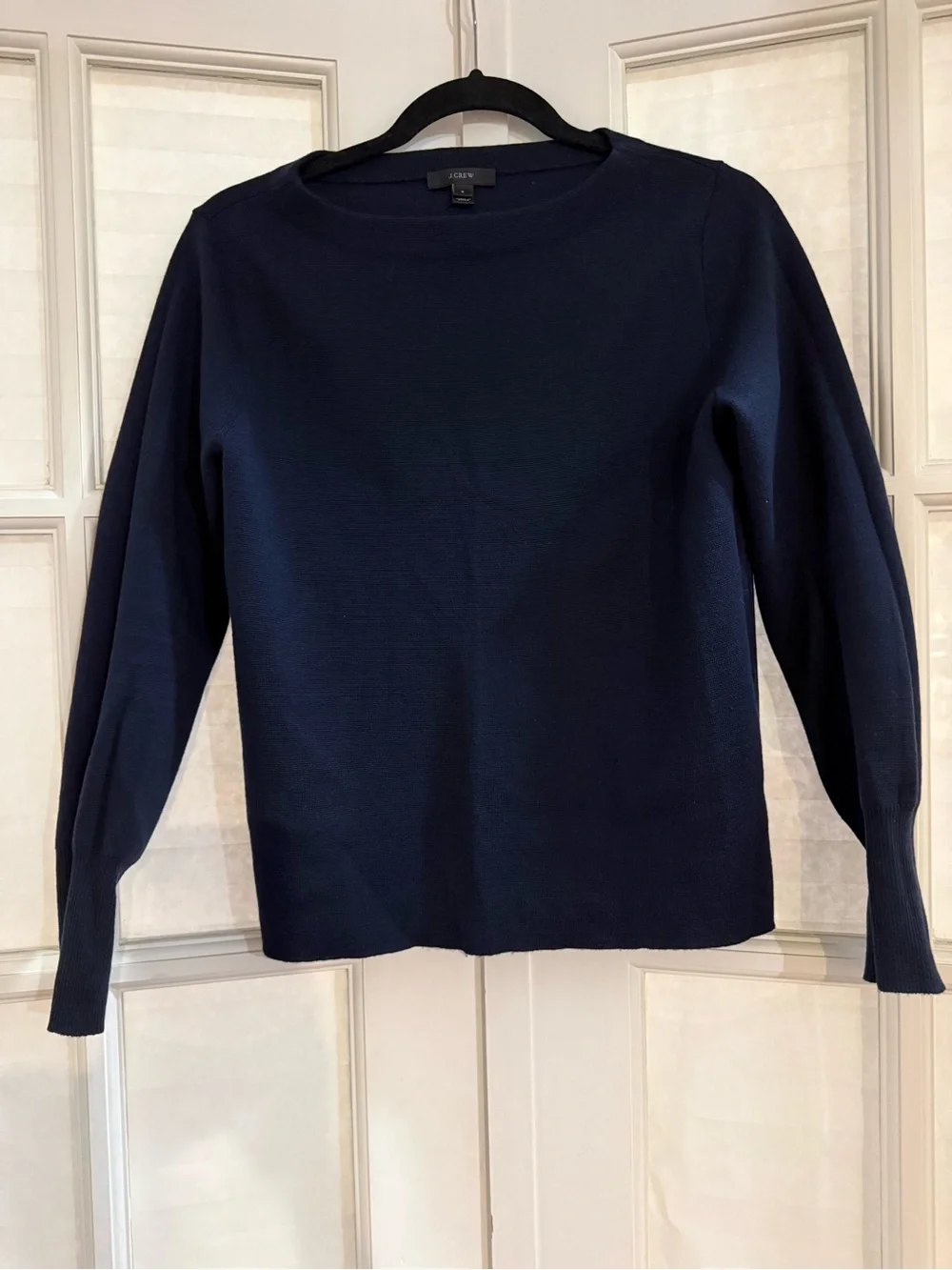 ❌S O L D❌J. Crew Navy Crewneck Pullover Sweater